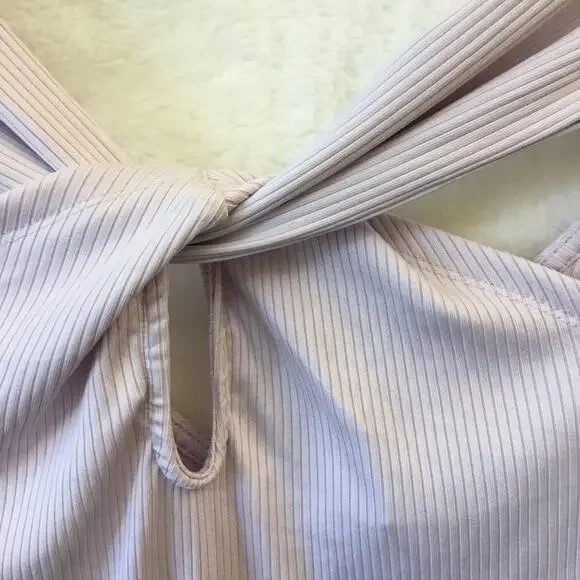 Anthropologie Lilac Twist Cut-Out Top - Picture 7 of 15